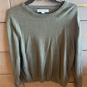 Amazon Essentials Mens Crewneck Sweater Olive Green